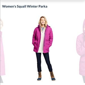 Cozy Lands End size M winter parka